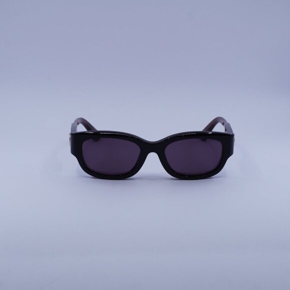Gucci GG1667SK 003 Sunglasses Black/Havana Rectangle Frame, Violet Lenses - Picture 3 of 11